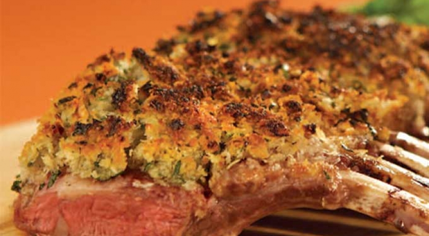 Rack of Lamb with Nutty Herb Crust