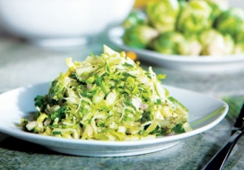 Image of Brussels Sprouts, Apple and Mac Nut Salad
