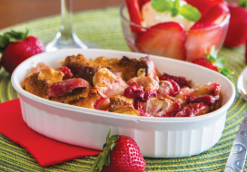 Image of Strawberry Bread Pudding