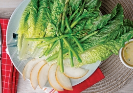 Image of Asparagus & Korean Pear Salad with Citrus Vinaigrette