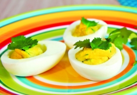 Image of Curry Deviled Eggs