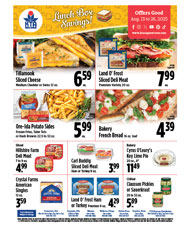 Thumbnail image of Lunch Box Savings Bag Stuffer Ad