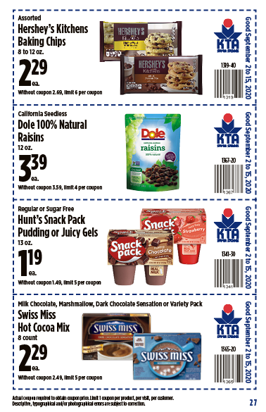 Coupon Book Kta Super Stores