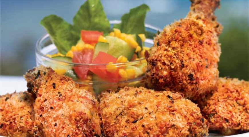 Baked Furikake "Fried" Chicken Baked Furikake "Fried" Chicken