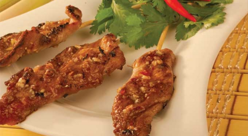 Delicious Lemongrass Pork Sticks