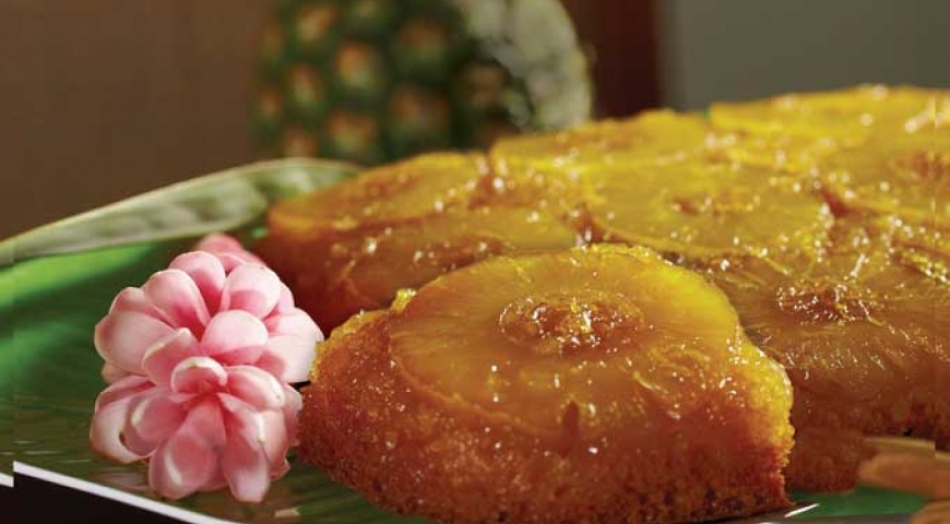 Easy Upside Down Pineapple Cake