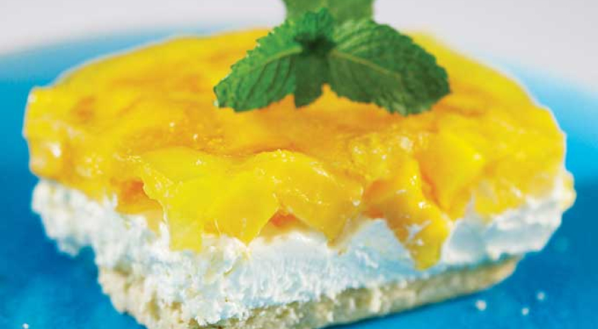 End of Summer Mango Cheesecake