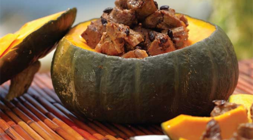 Kabocha Steamed Black Bean Spare Ribs Kabocha Steamed Black Bean Spare Ribs