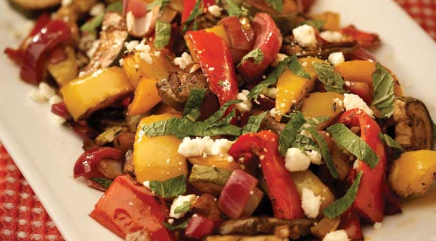 Mediterranean-Style Roasted Veggies