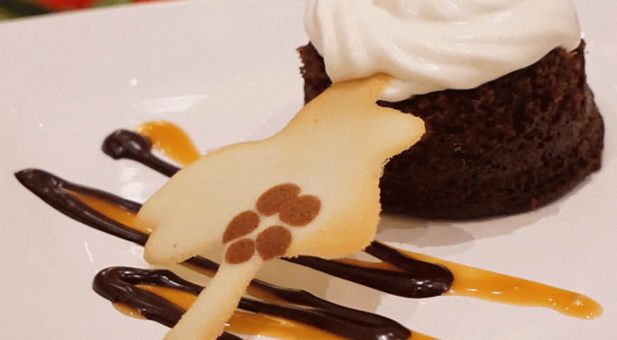 Mini Mocha Lava Cake with Kona Coffee Whip Cream Mini Mocha Lava Cake with Kona Coffee Whip Cream