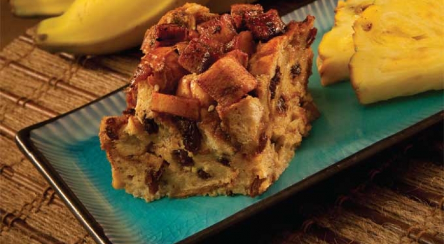 Punalu`u Bakeshop Raisin Sweetbread Pudding