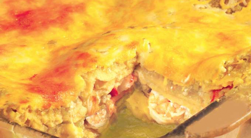 Seafood Enchilada Casserole