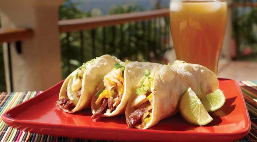 Teriyaki Corned Beef & Cabbage Kim Chee Tacos Teriyaki Corned Beef & Cabbage Kim Chee Tacos
