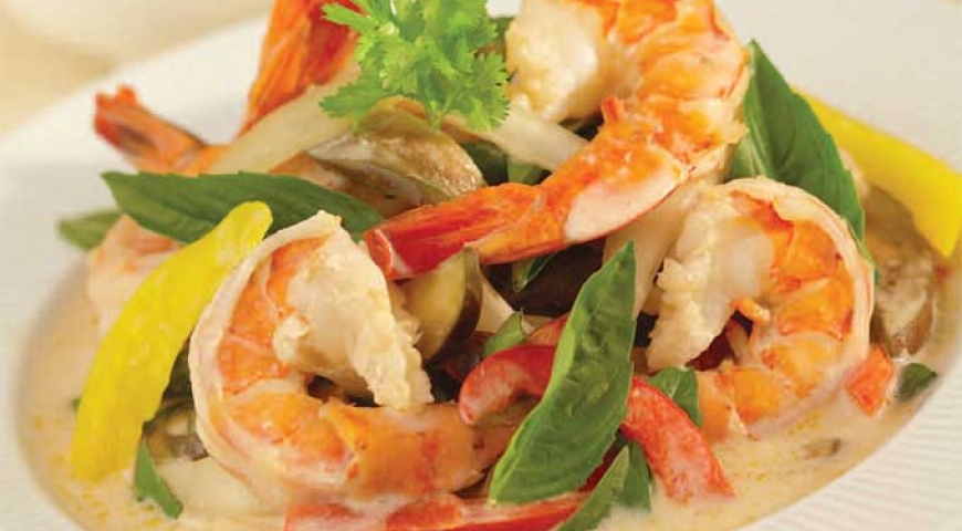Thai Green Curry with Shrimp Thai Green Curry with Shrimp