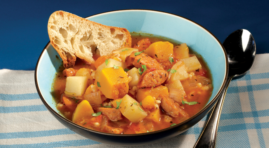 Hearty Fall Sausage Stew