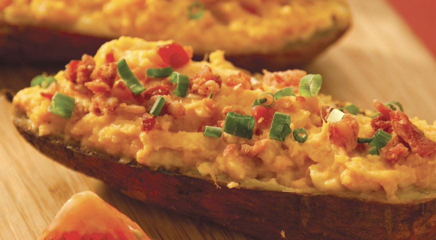 Twice Baked Sweet Potatoes