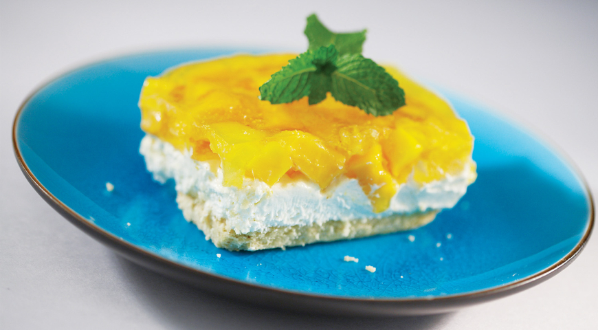 End of Summer Mango Cheesecake