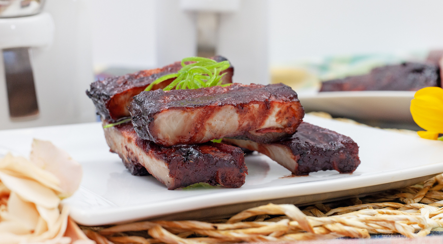 Grilled Char Siu Baby Back Ribs