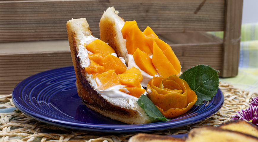 Stuffed Lilikoi Honey Butter Toast