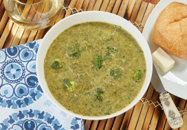 Image of Broccoli Spinach & Cheddar Soup