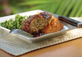 Image of Asian Glazed Turkey Meatloaf