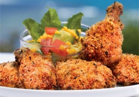 Image of Baked Furikake "Fried" Chicken