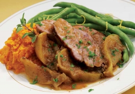 Image of Braised Pork Roast with Savory Apple & Onion Relish