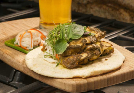 Image of Chicken Curry Flatbread