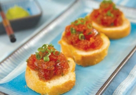 Image of "Crunchy" Ahi Toast