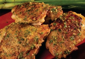 Image of Grilled Chicken with Scallion Pesto