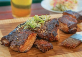 Image of Oven Baked Pork Ribs with Guava Hoisin Glaze
