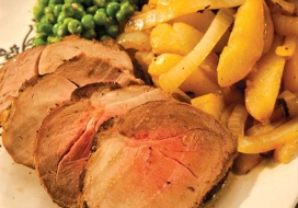 Image of Pork Tenderloin Medallions with Onion-Chutney Relish