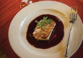 Image of Potato Scaled Mahi Mahi with Cabernet Beurre Rouge