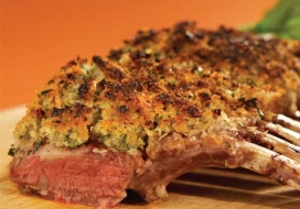 Image of Rack of Lamb with Nutty Herb Crust