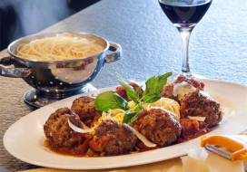 Image of Spaghetti with Meatballs and Pomodoro Sauce