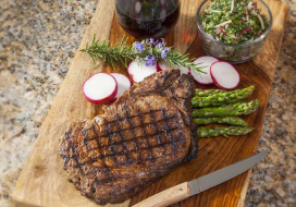 Image of Spice Rubbed Grilled Rib Eye Steaks