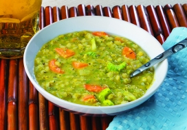 Image of Vegetarian Split Pea Soup with Barley