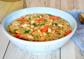 Image of White Bean Soup with Sausage & Kale