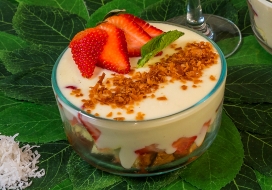 Image of Strawberry Coconut Trifle 