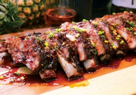 Image of Pineapple Grilled Baby Back Ribs