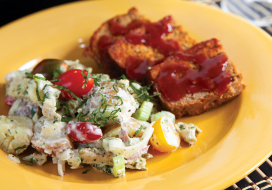 Image of Pesto Chicken Potato Salad