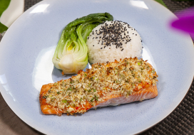 Image of Ginger & Scallion Crusted Salmon