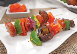 Image of Portuguese Sausage Kabobs