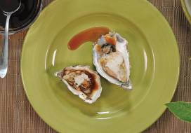 Image of Barbecue Oysters with Ponzu & Grated Radish