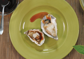 Image of Barbecue Oysters with Ponzu & Grated Radish