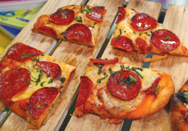 Image of Back to School Naan Bread Pepperoni Pizzas