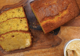 Image of Green Chile Cornbread with Honey Butter