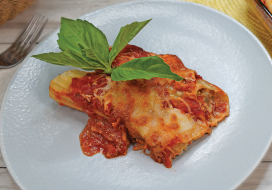 Image of Turkey & Eggplant Stuffed Manicotti 