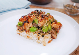 Image of Easy Salmon Sushi Bake