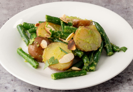 Image of Garlic Herb Baby Potatoes & Green Beans